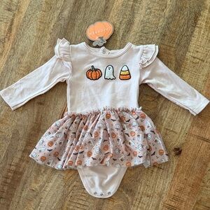 Halloween Bodysuit with Tutu